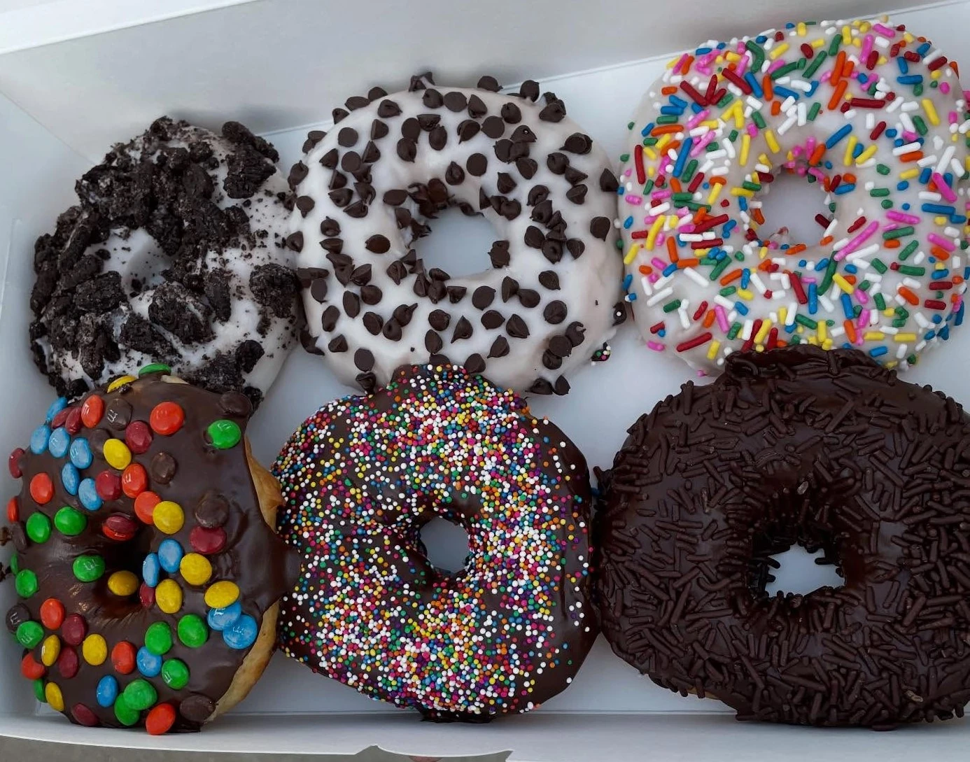 A half dozen of our donuts