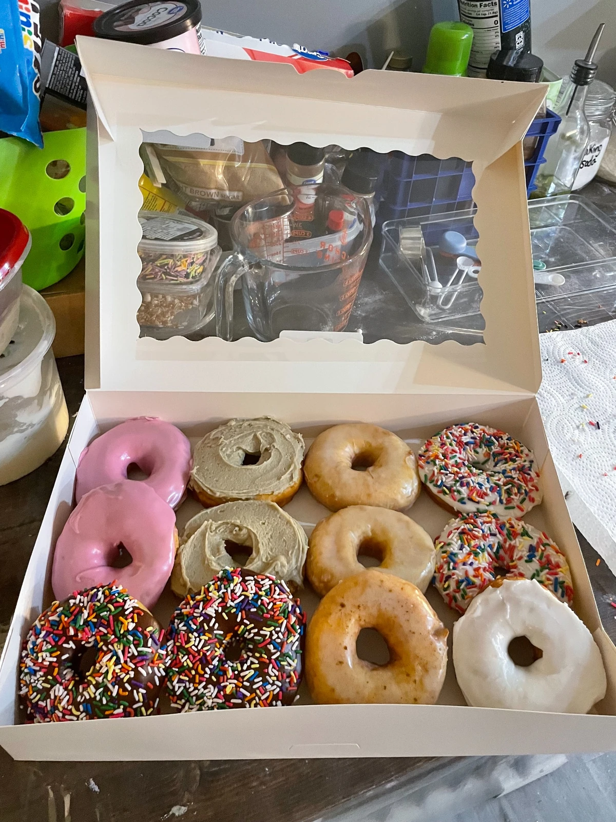 Assorted dozen with maple and pumpkin spice glaze